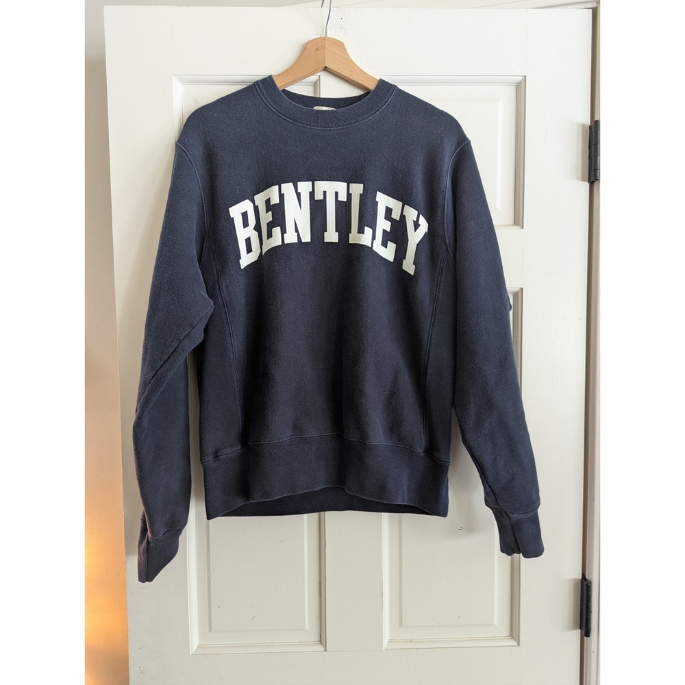 Bentley University Sweatshirt Mens Size Small Vintage Champion Reverse Weave